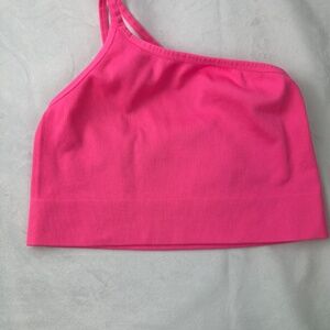 No Boundaries' Ribbed One-Shoulder Brami
